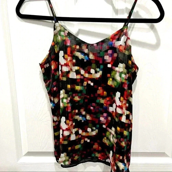 Mossimo spagetti strap (adjustable) dressy lined colorful tank - Picture 1 of 7